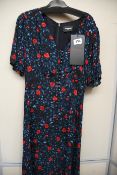 An as new The Kooples Poison Roses on Georgette dress (Size 2 - RRP £318).