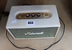 One pre-owned Marshall Bluetooth speaker.