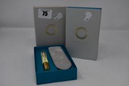 Two boxed as new Veronique Gabai eau de parfum with travel case refill (10ml).