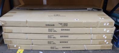 Five boxed as new Jenny two drawer study desks.