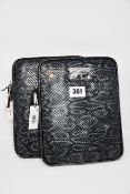 Three as new Lola and Grace leather tablet cases/pouches (RRP £70 each).