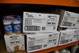 Thirteen boxes containing Finish Powerball Quantumatic refills.