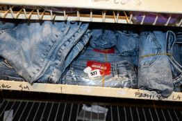 A quantity of men's as new Inside Out Driller Retro Rip Jeans (Slim fit, approximately 25 pairs,