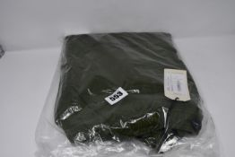 Two pairs of as new Oliver Spencer Ecological Evering drawstring trousers (1 x S, 1 x L).