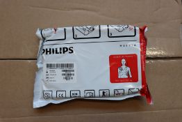Forty boxed as new Philips adult smart pads (For use with Heartstart HS1 Defibrillators, M5071A).