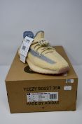 A pair of as new Adidas Yeezy 350 V2 trainers (UK6).
