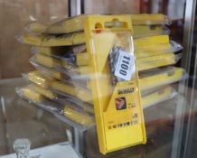 Twenty five boxed as new Dewalt drill bit sets to include wood, metal and masonry bits.