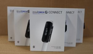 Five boxed as new Insulcheck Connect (Automatic data logger for insulin pens, supports KwikPen by