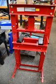 A pre-owned thirty ton hydraulic shop press HSP30.