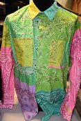An as new Natasha Zinko printed shirt (Size 36 - RRP £321).