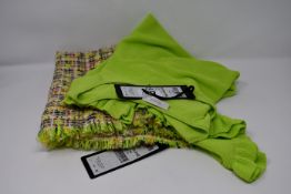 A Riani skirt (UK 8) and a Riani pullover top (UK 14).