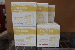 Nine boxed as new Crydom solid state relays (DRC3R40E400).