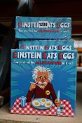 Five boxed as new Einstein Eats Eggs board games.