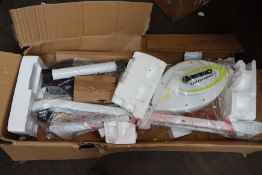 One boxed as new Ultrasport F-Bike home trainer with hand pulse sensors (Box unsealed).