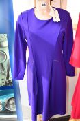 An as new James Lakeland pleated diamanté bar dress in purple (Size 16 - RRP £179).