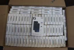 A quantity of boxed as new XQISIT Flap Cover Adour Phone Cases for Samsung J3 2017 (Boxes sealed) (