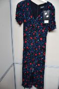 An as new The Kooples Poison Roses on Georgette dress (Size 1 - RRP £318).