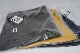 Three pairs of women's as new Indi & Cold Pantalon trousers (All 42).