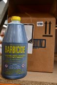 Six bottles of Barbicide Hospital (Germicide, pseudomonacide, fungicide & virucide) 1.89ltrs.