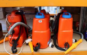 Three as new Electric ULV cold fogger sprayer machines.