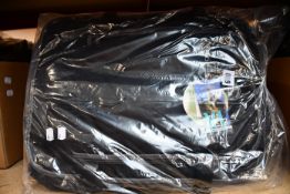 Five as new Cabin Max expandable cabin backpacks in black.