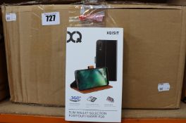 A quantity of boxed as new XQISIT Slim Wallet Selection Phone Cases for Hauwei P20 (Boxes sealed) (