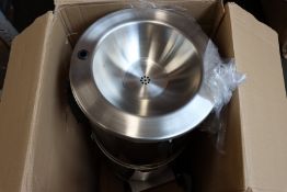 One boxed as new Burco Commercial portable hand wash unit.