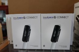 Six boxed as new Insulcheck Connect (Automatic data logger for insulin pens, supports KwikPen by