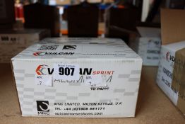 Ten pairs of boxed as new Vulcan Sprint aluminium horse shoes.