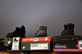 Women's Trespass Merse walking boots (UK 5), women's Regatta Lady Samaris II boots (UK 6) and