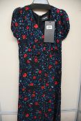 An as new The Kooples Poison Roses on Georgette dress (Size 2 - RRP £318).