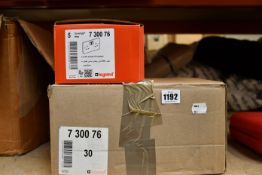 Thirty as new Legrand 2 gang single pole switched socket (730076).