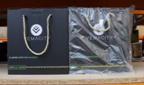 Six as new Vemacity Large Copa Gin glass sets.