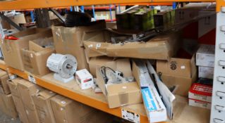 A quantity of miscellaneous tools and related items to include DeWalt 16GA finish nails, one boxed