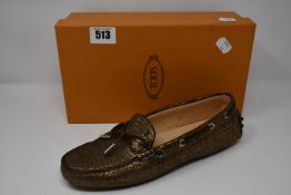 A pair of as new Tod's Heaven Gommino loafers (EU 39).