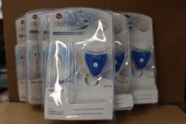 Six boxed as new Denteto home teeth whitening kits.