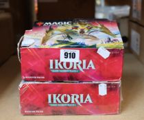 Two Magic The Gathering Ikoria Lair of Behemoths bundle boxes.