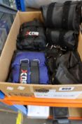 Six XN8 Sports nylon ankle weights.