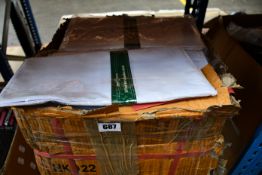 A large quantity of men's Walter and Grange 10 pack of handkerchiefs.