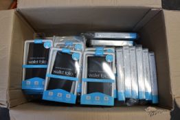 A quantity of boxed as new Case It Wallet Folio Cases for Samsung Galaxy S7 in Black (Packaging