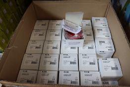 Thirty boxed as new Solex Xenon fire alarm beacons.
