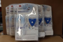 Six boxed as new Denteto home teeth whitening kits.