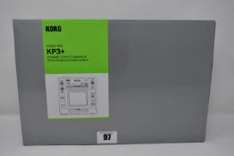 One boxed as new Korg Kaoss Pad KP3+.