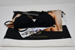 An as new ViX Paula Hermanny Ella triangle top in black (S - RRP $112).