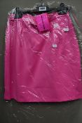 An as new Natasha Zinko slim fit pink mini skirt (Size 36 - RRP £513).