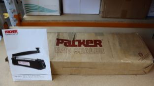 One boxed as new Packer impulse heat bag sealer (Model number: PBS-200).