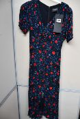 An as new The Kooples Poison Roses on Georgette dress (Size 0 - RRP £318).