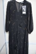An as new The Kooples Flying Paisley dress (Size 1 - RRP £318 - no tag).