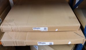 Two boxed as new Dimplex electric towel rails (60w).