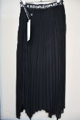 An as new The Kooples X Sport ribbon pleated waist skirt (Size 1 - RRP £198).